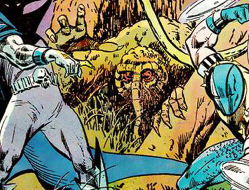 Comic Book Art: Man-Thing Helps Daredevil